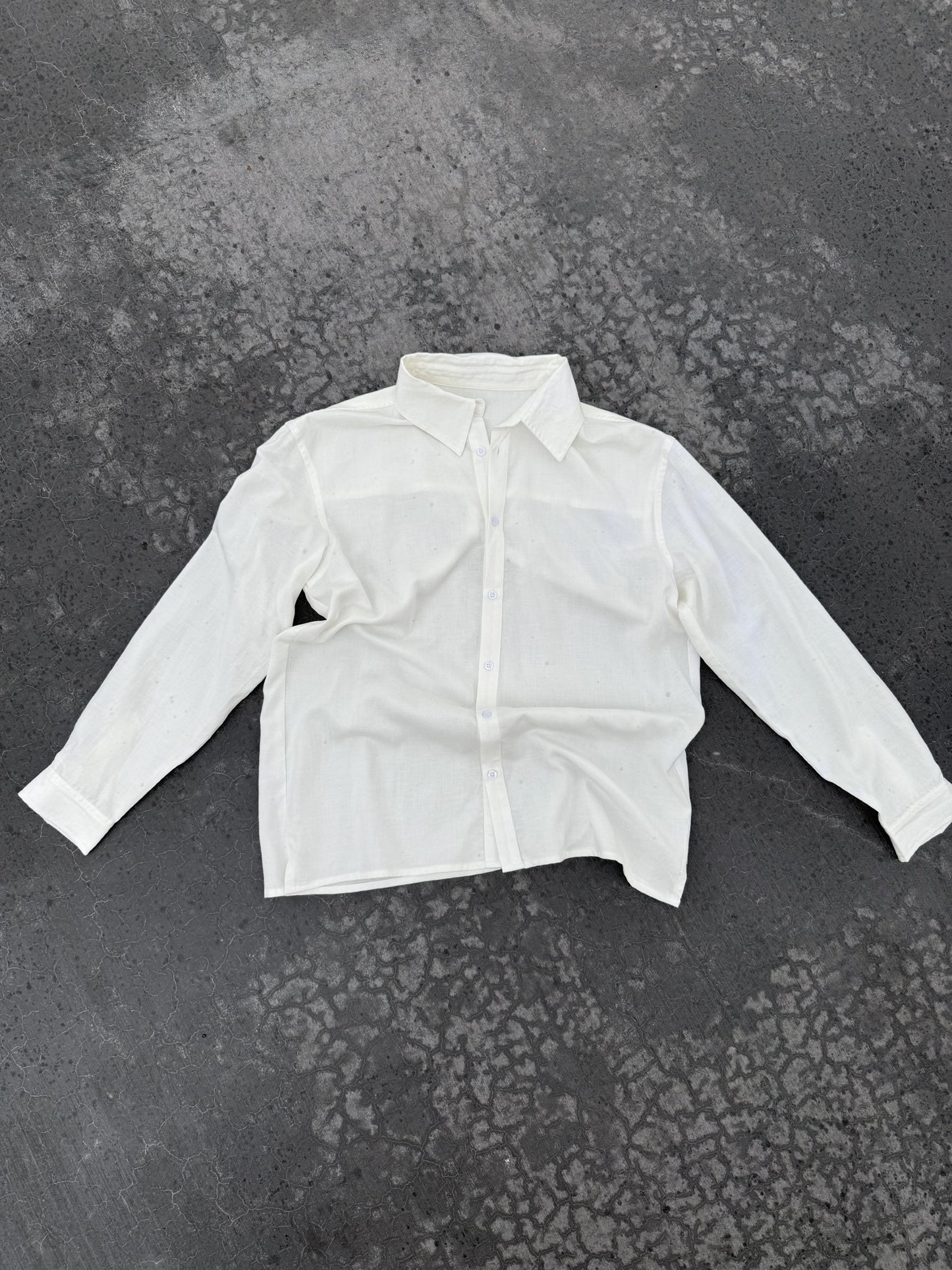 Linen Blend Button Up